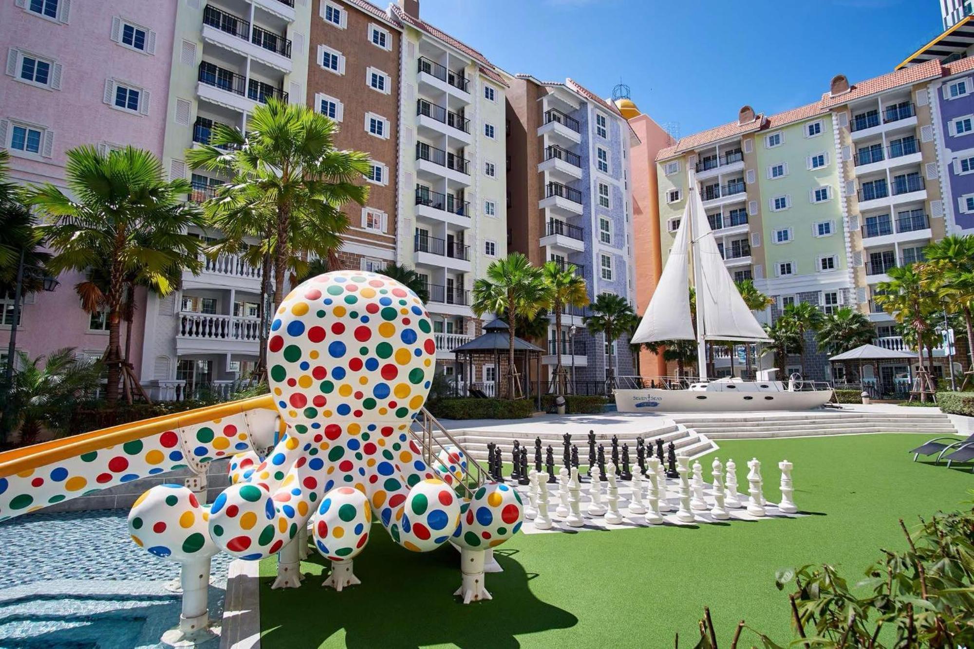 Seven Seas Cote De Azur Hotell Na Chom Thian Exteriör bild