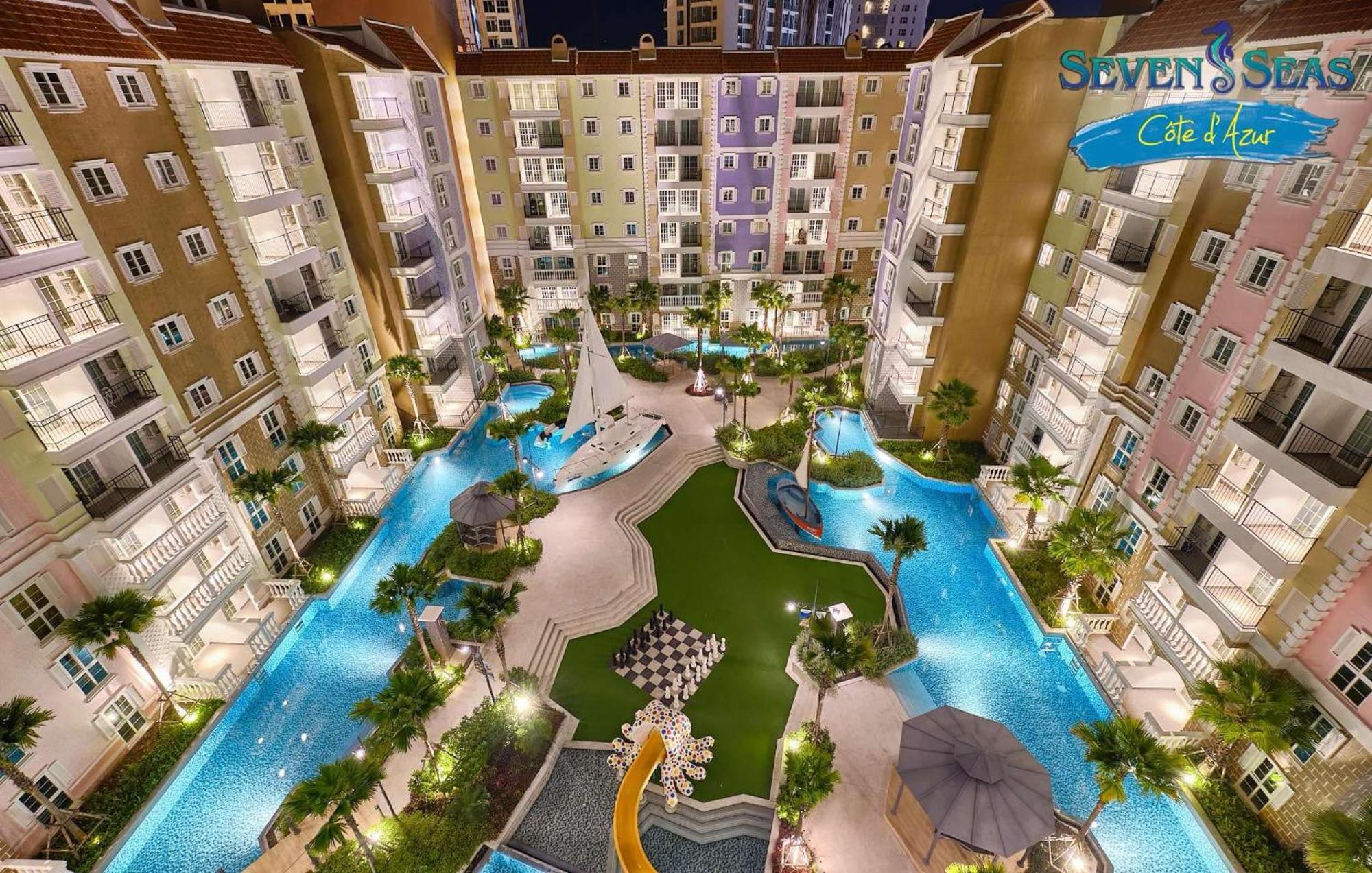 Seven Seas Cote De Azur Hotell Na Chom Thian Exteriör bild