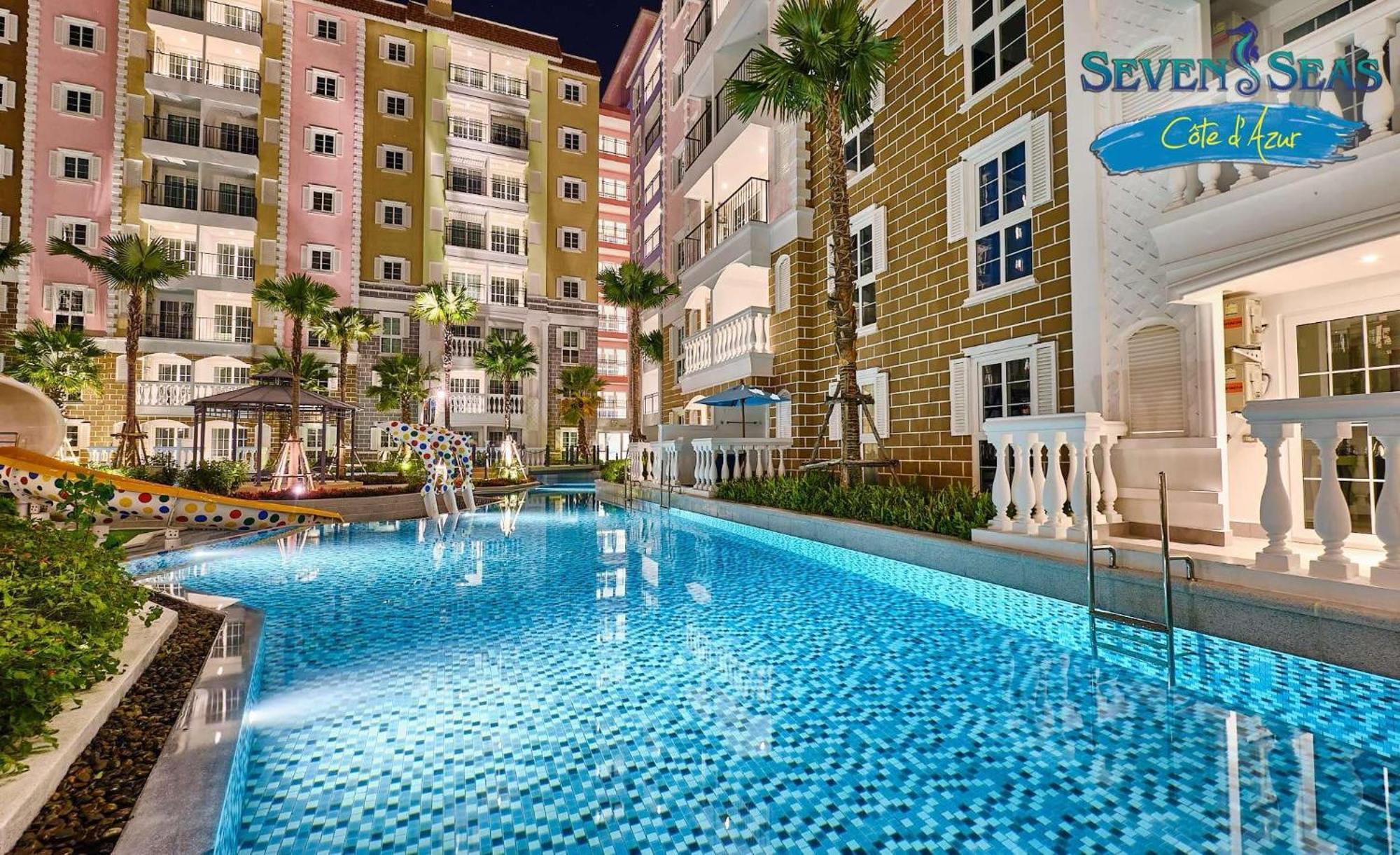 Seven Seas Cote De Azur Hotell Na Chom Thian Exteriör bild