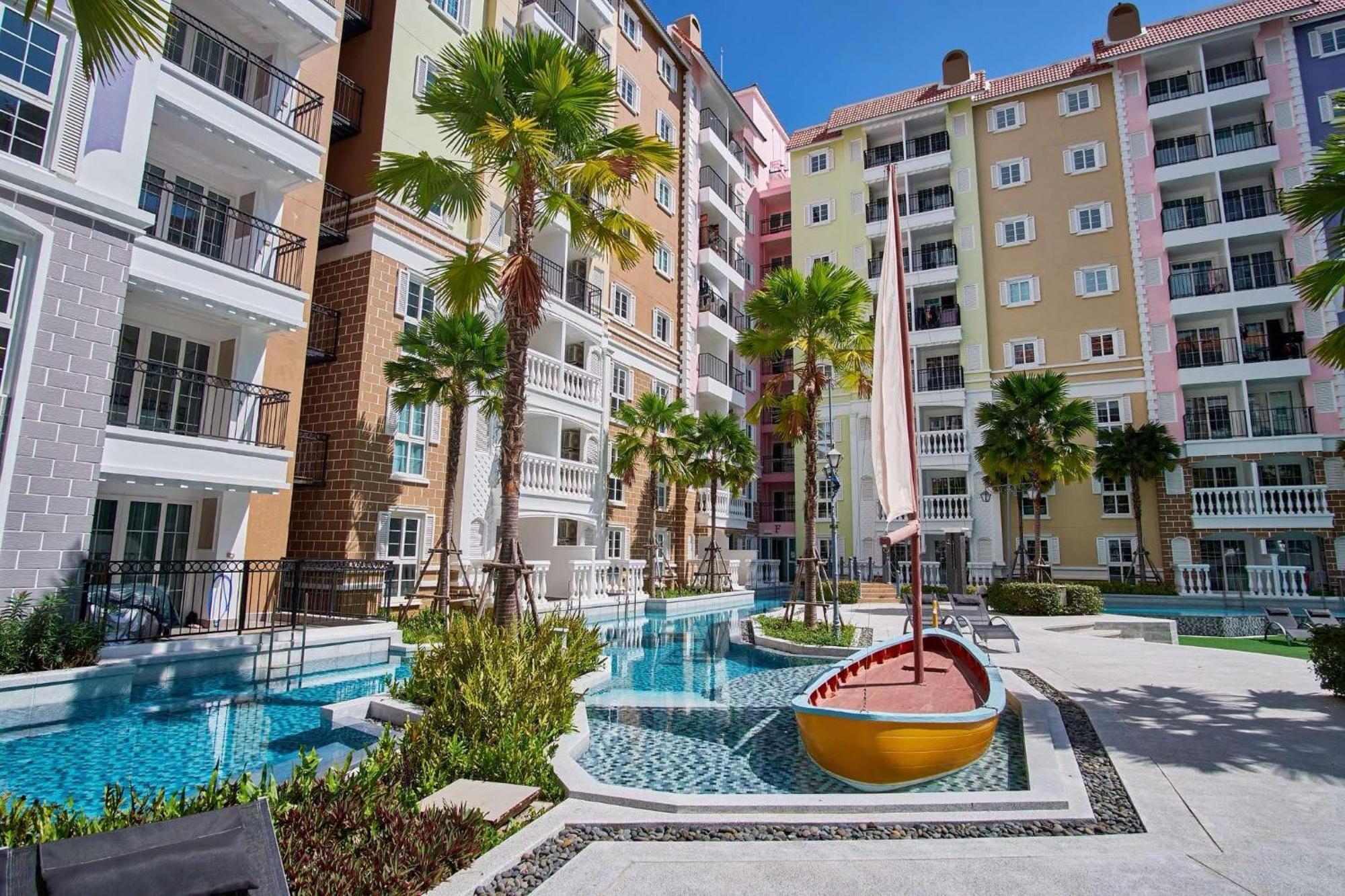 Seven Seas Cote De Azur Hotell Na Chom Thian Exteriör bild