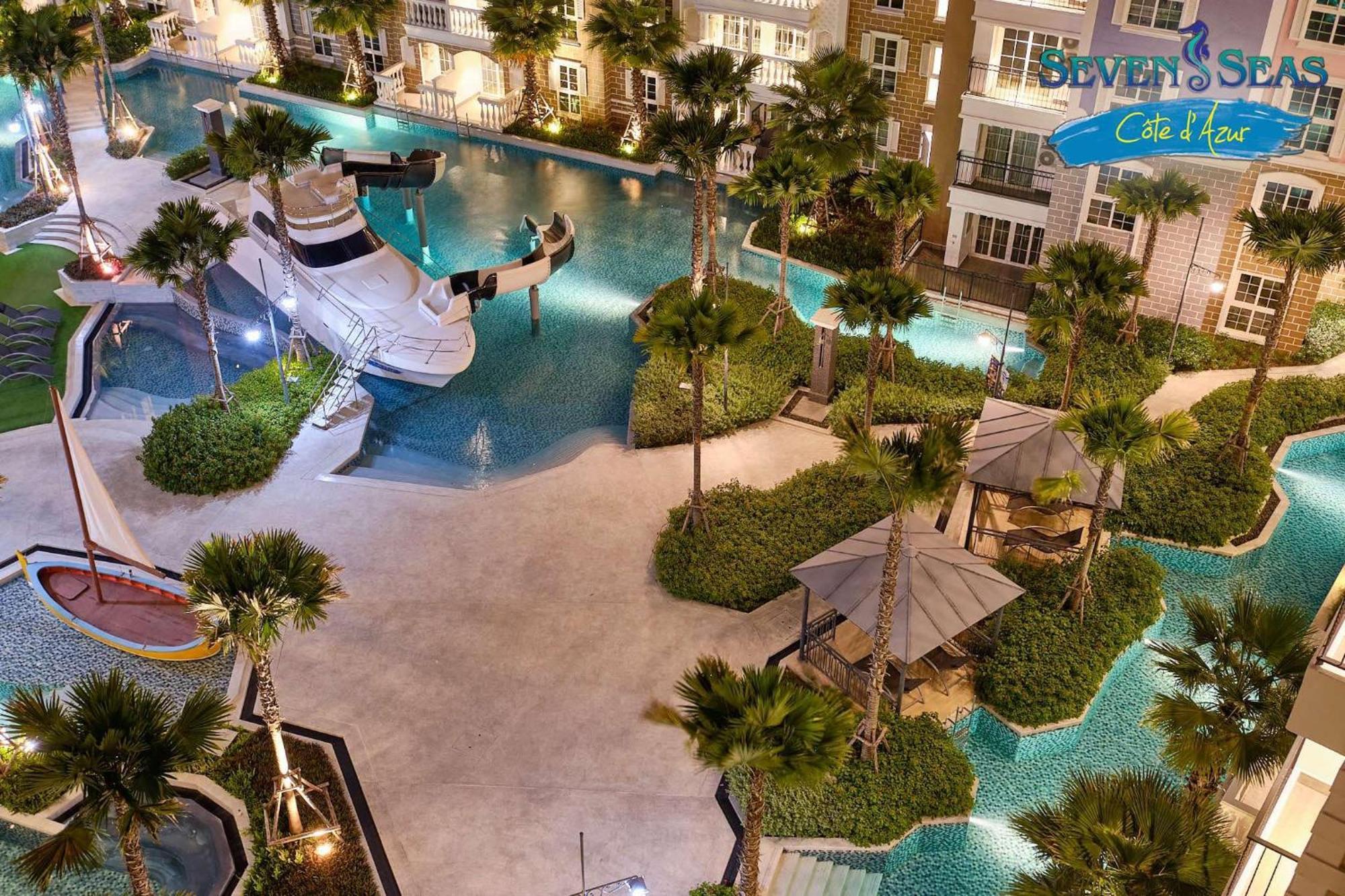 Seven Seas Cote De Azur Hotell Na Chom Thian Exteriör bild