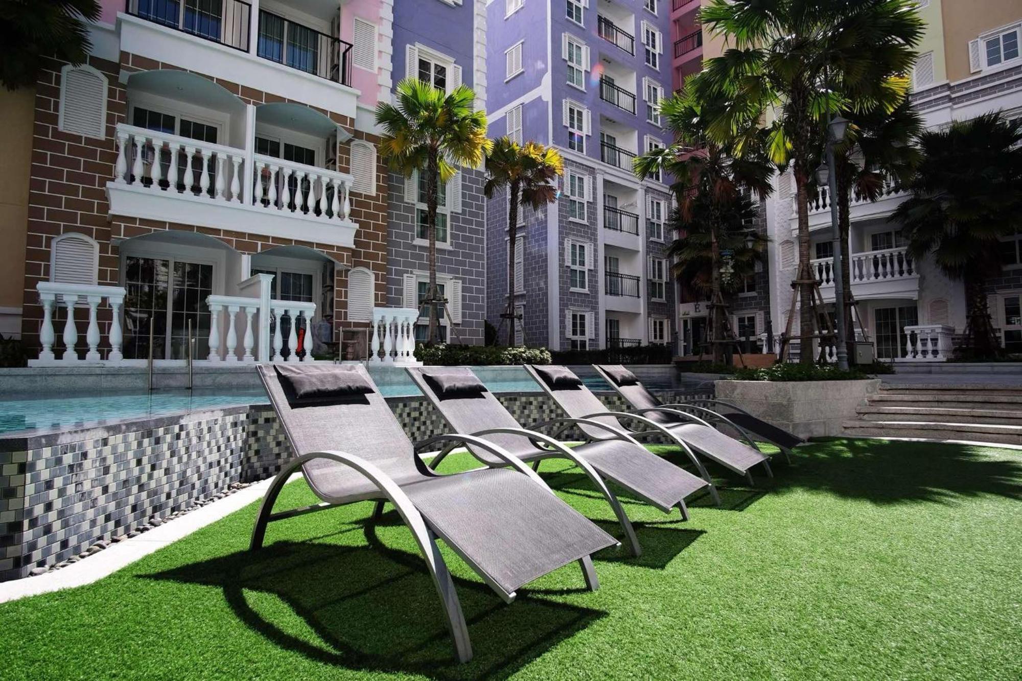 Seven Seas Cote De Azur Hotell Na Chom Thian Exteriör bild