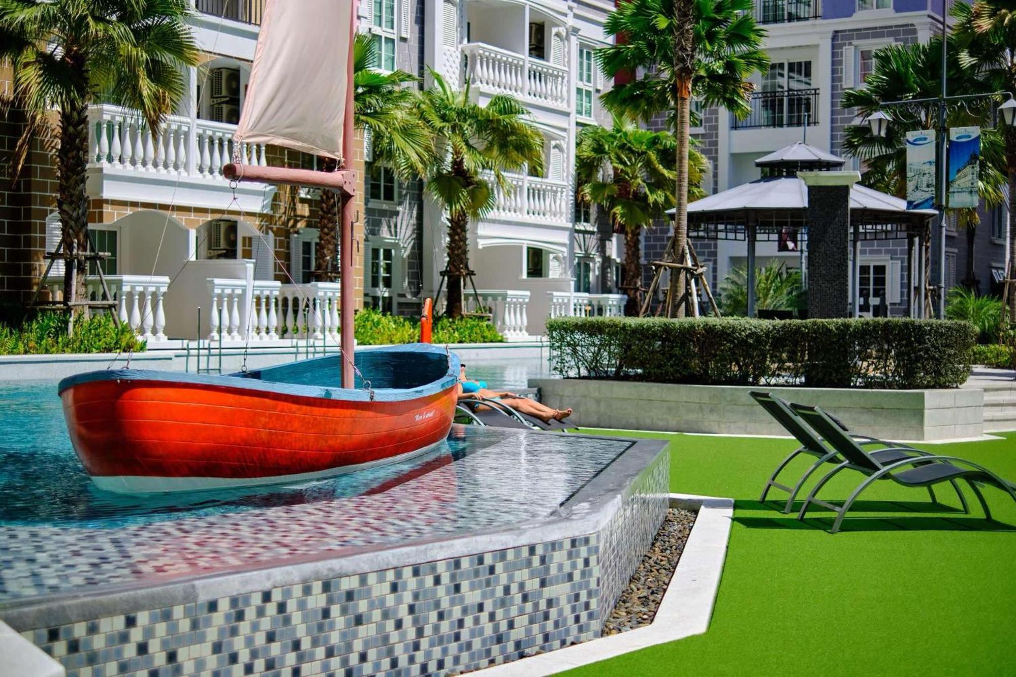 Seven Seas Cote De Azur Hotell Na Chom Thian Exteriör bild