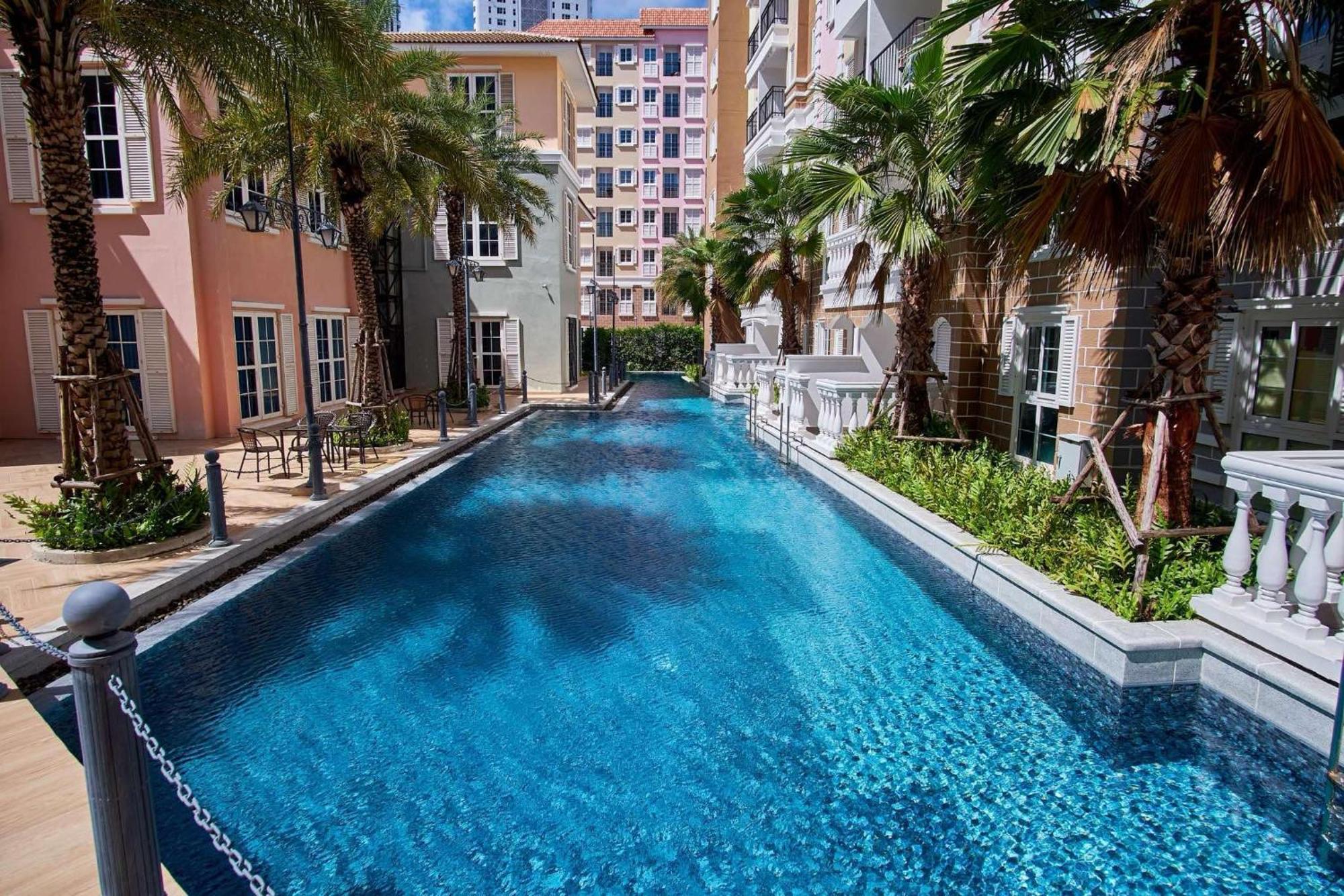 Seven Seas Cote De Azur Hotell Na Chom Thian Exteriör bild