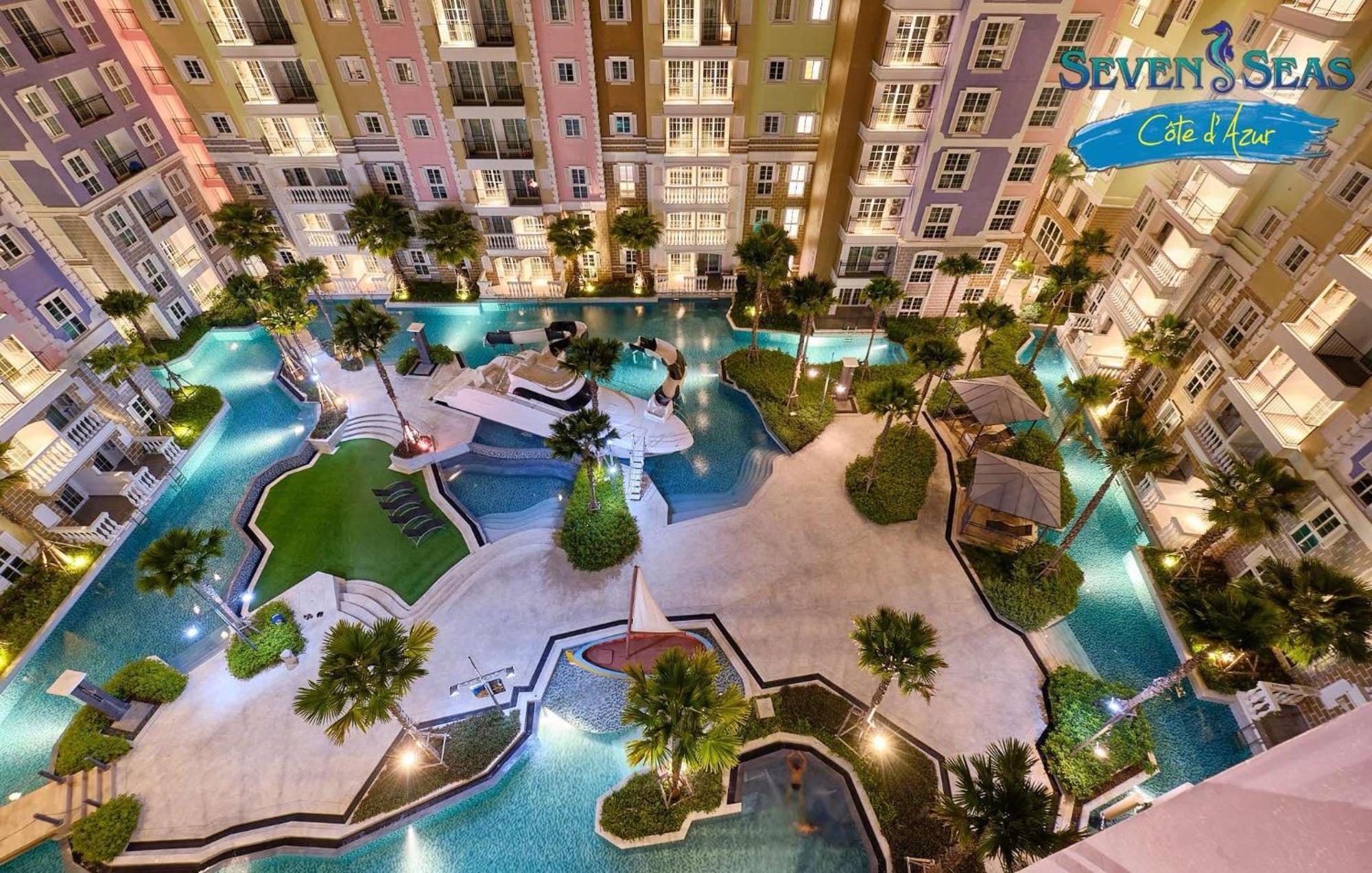 Seven Seas Cote De Azur Hotell Na Chom Thian Exteriör bild